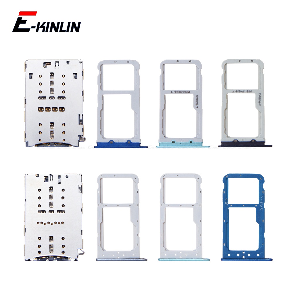 Khay Đựng Thẻ Sim Micro SD Thay Thế Chuyên Dụng Cho HuaWei Honor 9 Lite 9i FLA-AL00 AL10 AL20