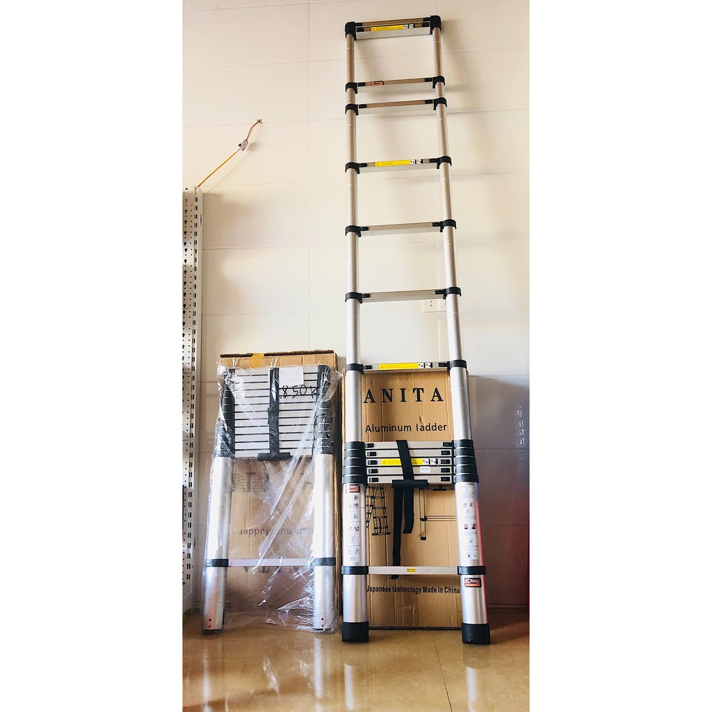 Thang nhôm rút gọn chữ I 4.1M và 5M Kapusi | Shopee Việt Nam