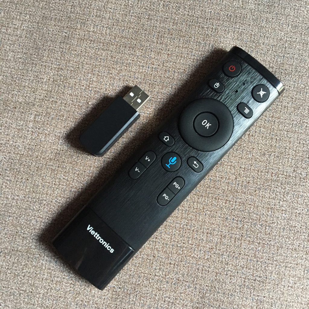 Remote Điều khiển tivi viettronic có chuột bay giọng nói | Shopee ...