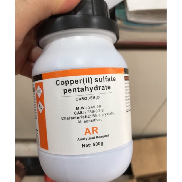 Hóa chất CuSO4 đồng sulfate 500g copper II sulfate đồng sunphat Xylong ...