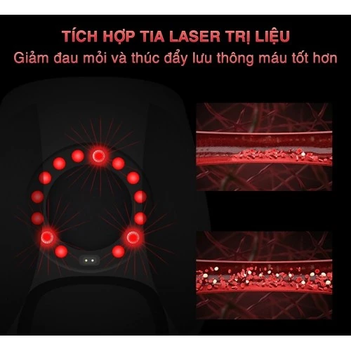 Máy Massage Đầu Gối Galen Có Tia Hồng Ngoại & Tia Laser – Máy Mát Xa Chuyên Khớp Gối, Có Thể Dùng Khuỷu Tay, Cầu Vai – 6