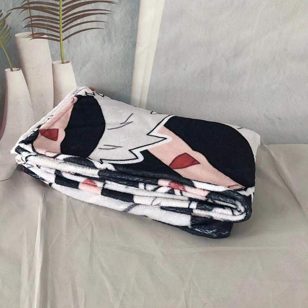 ST2 Jujutsu Kaisen Mềm Chăn Flannel Ấm Áp Thoải Mái Chăn Gojo Satoru Itadori Yuji Megumi Phòng Ngủ Sofa Thảm Sle