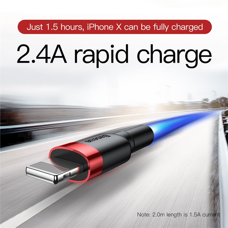 Ảnh Cáp sạc và truyền dữ liệu Baseus cổng USB dành cho điện thoại Phone 3