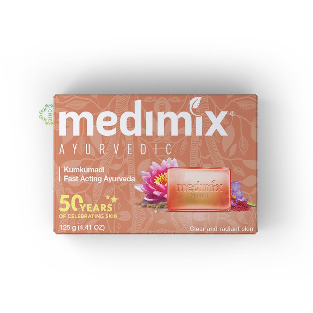 Ảnh Xà Phòng Medimix Kumkumadi – Tinh Hoa Nghệ Tây Saffron Dưỡng sáng da mờ thâm 125g 1