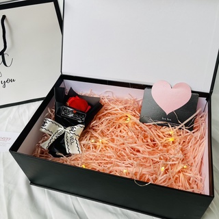 (30*20*11 cm) Hộp quà size to Gift for you đựng giày dép, túi xách, quần áo,hộp quà bất ngờ, kèm phụ kiện lãng mạn