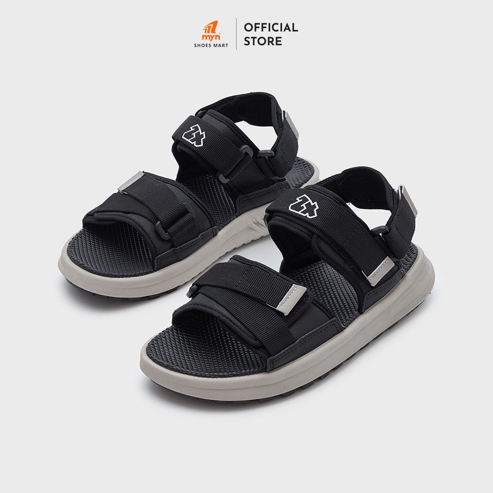 Mô tả Sandal 2 quai ZX 2822 Black Grey bản to có thể tháo quai hậu đế Phylong EVA 3.5cm cá tính - 2