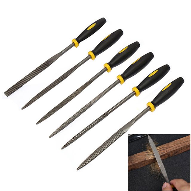 Bộ 6 cây dũa gỗ dài 180mm
