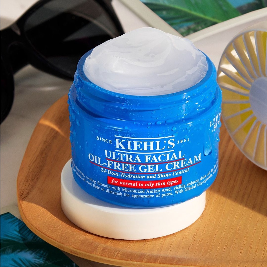 Kem dưỡng Kiehl\'s Ultra Facial Oil Free Gel Cream giúp làm giảm mụn trứng cá như thế nào?
