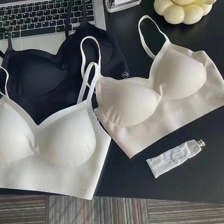 Thời Trang Cao Su Mới Áo Ngực Quây Có Thể Điều Chỉnh Dây Đai Mềm Mại Thoáng Khí Ly Cao Su Liền Mạch Áo Ngực Lụa Lạnh