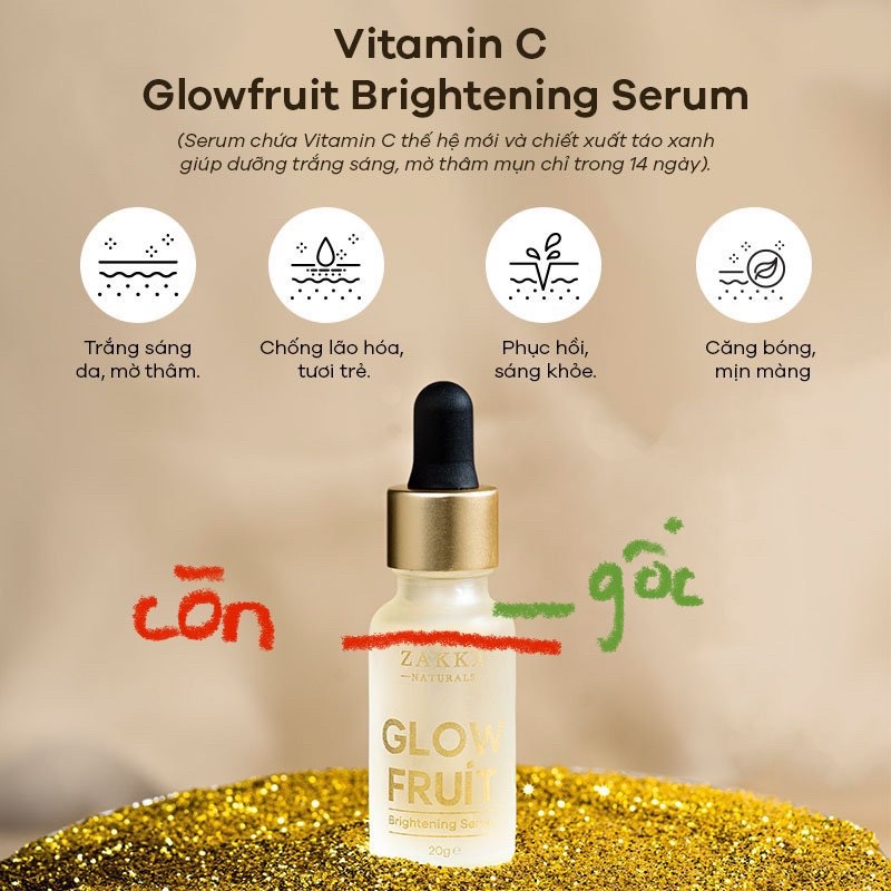 vitamin c glow fruit zakka Shopee Việt Nam