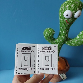 100 Tem Decal Note Hàng Dễ Vỡ Kích Thước 7cmx5cm