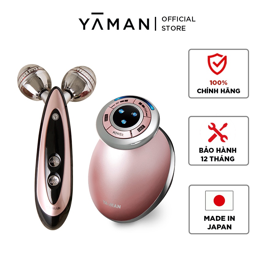 Combo Máy Giảm Mỡ Yaman Cavi Spa RF Core HRF-17P + Máy Massage Toàn Thân  Tornado Roller HRF-15P