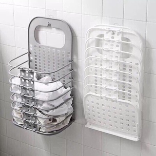 Giỏ Đựng Đồ Treo Tường Gấp Gọn 3379- 1 Việt Nhật, Giỏ Treo Quần Áo Thông Minh Có Kèm Miếng Dán CamCamHome