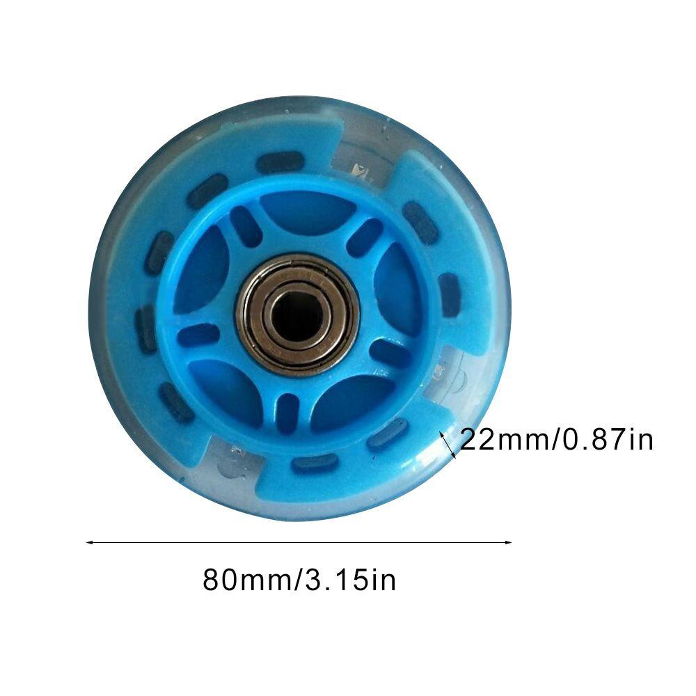 Bánh xe tay ga CORALTIDE Chất lượng cao 4 màu Ánh sáng Kid Skate Wheels