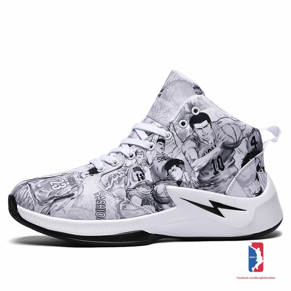Giày Bóng Rổ Cổ Cao Slamdunk -  Giày bóng rổ Nam Cao Cấp