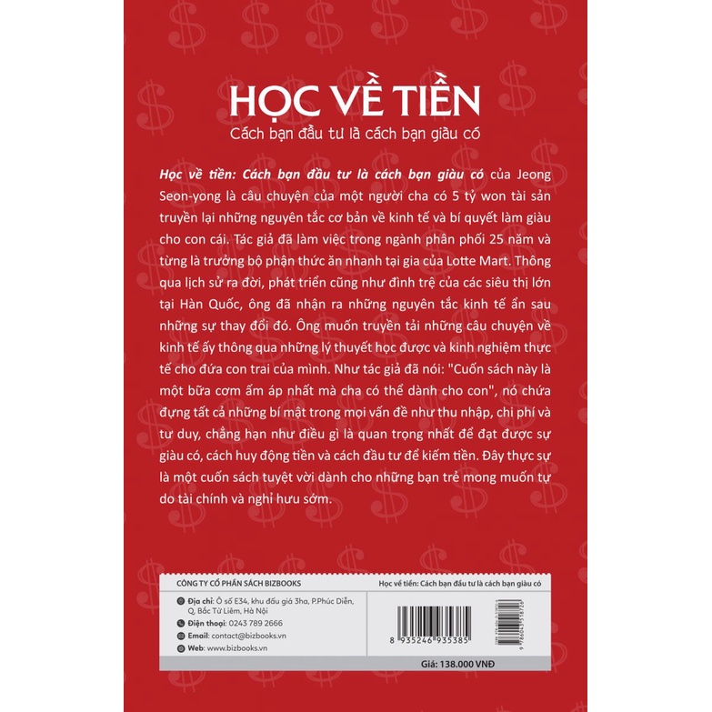 Sách - Học về tiền: Cách bạn đầu tư là cách bạn giàu có