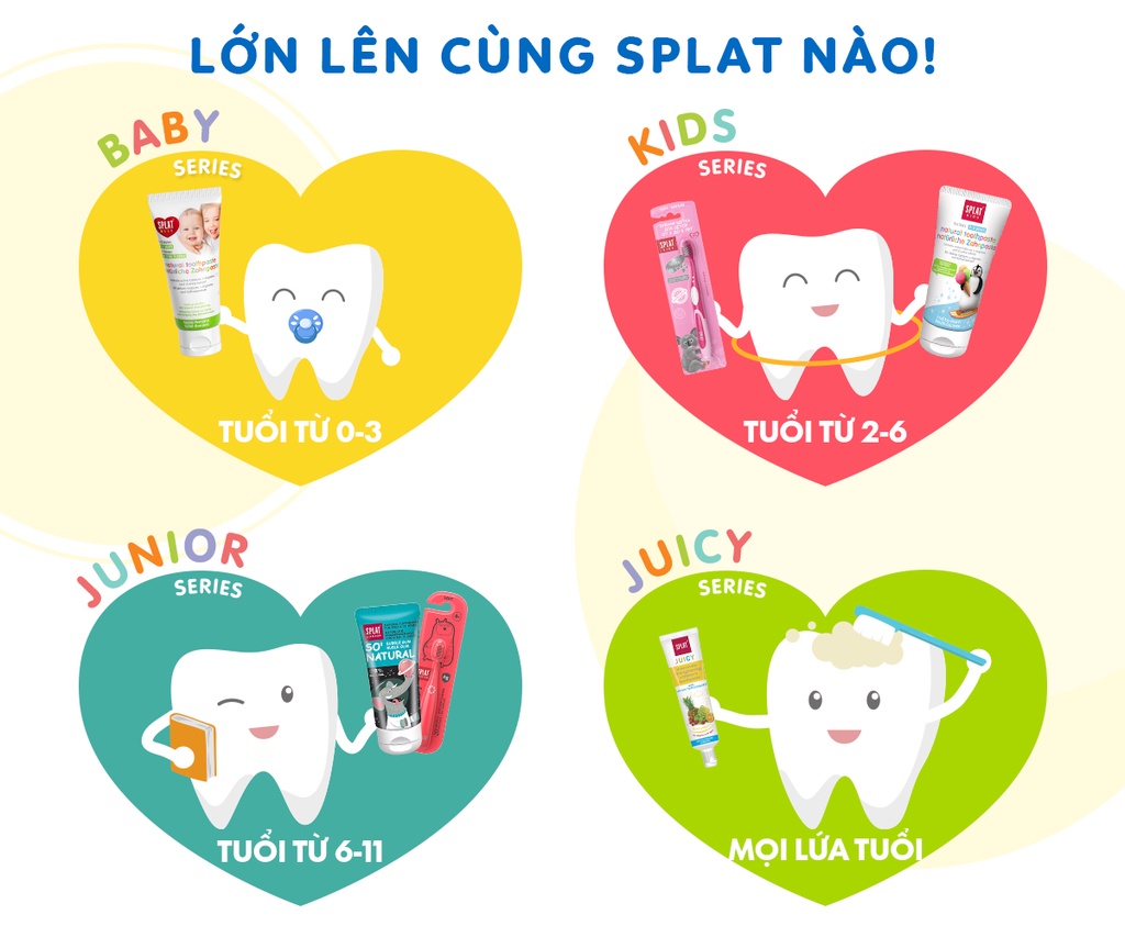 Mô tả Bàn Chải Đánh Răng SPLAT Junior Cho Bé Từ 4 Tuổi Đầu Lông Chải Mềm Mại An Toàn, Màu Sắc Ngộ Nghĩnh Thân Thiện - 5