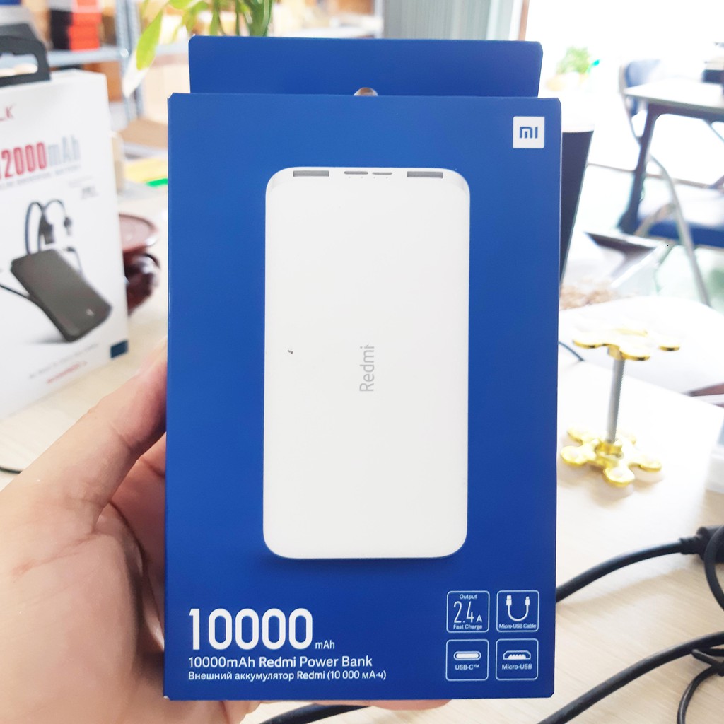 [Chính hãng] Sạc dự phòng Xiaomi Redmi Powerbank 10000mAh PB100LZM ...