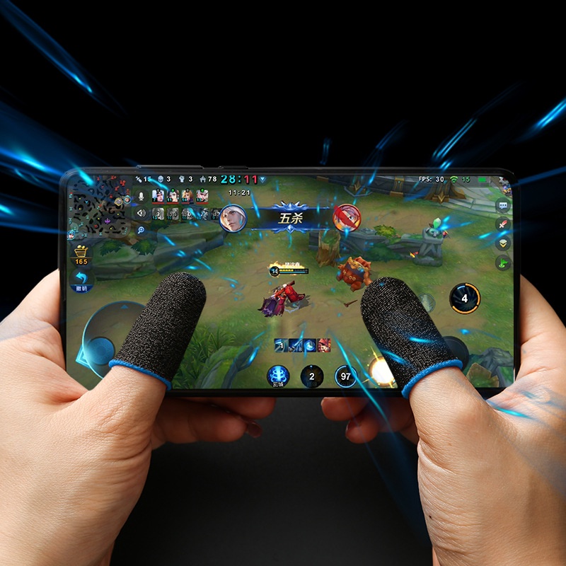 Combo 10 Đôi Bao Tay Chơi Game Chống Mồ Hôi Sợi Carbon Găng Tay Chơi Game Siêu Nhạy