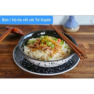 Cải muối Tứ Xuyên đóng hộp hiệu Thỏ Trắng (cải lon 340g)/Preserved Vegetable Szechuen Radis Chinois