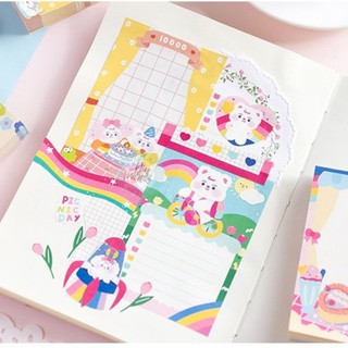 GIẤY NOTE MINI POPPY BEAR