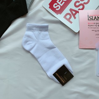[MUA 2 TẶNG 1]Tất vớ nam trơn cotton cổ ngắn Kikiya M-A-008 (Chính Hãng Hàn Quốc)