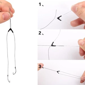 50 dụng cụ móc mồi câu kép, thiết bị tách dây câu phụ, dụng cụ câu cá (50 cái)-168-SPPL