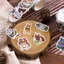 Set 100 Miếng Dán Washi Hình Bướm Phong Cách Vintage Trang Trí Sổ Tay/Sổ Tay