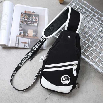 Women's Korean-Style Canvas Crossbody Bag