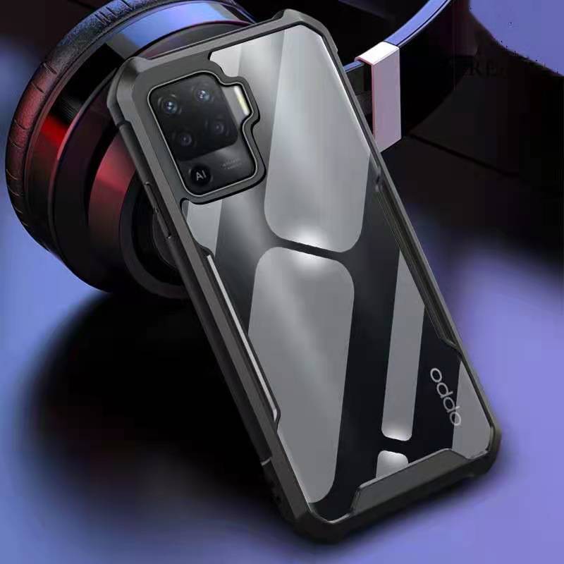 Ốp lưng 2in1 OPPO A94 A74 4G 5G A95 A54 5G Realme 8 Pro OPPO A 94 Vỏ chống trầy xước Slim CoverCover Ốp lưng chống sốc trong suốt Nhiều màu sắc Chống va đập