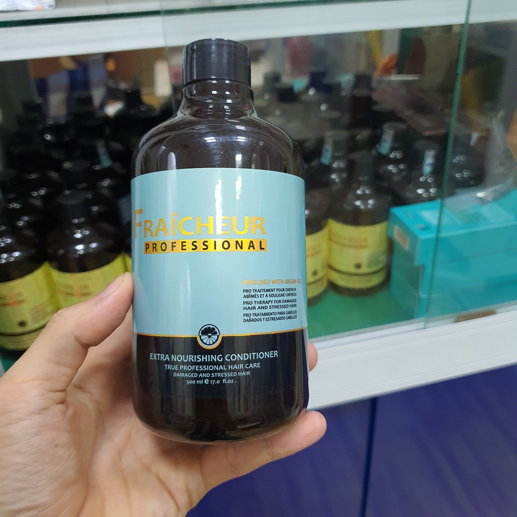 Cặp Dầu Gội Xả Fraicheur 500ml/800ml | Dưỡng Tóc Mềm Mượt, Hỗ Trợ Phục Hồi Tóc Khô Xơ.