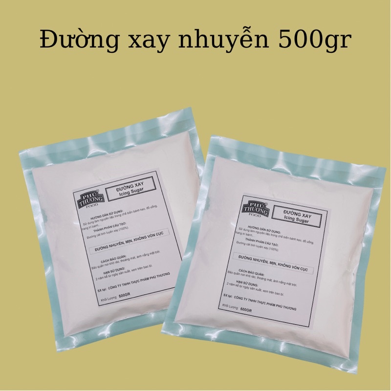 Đường xay nhuyễn không vón cục 500gr - 1kg