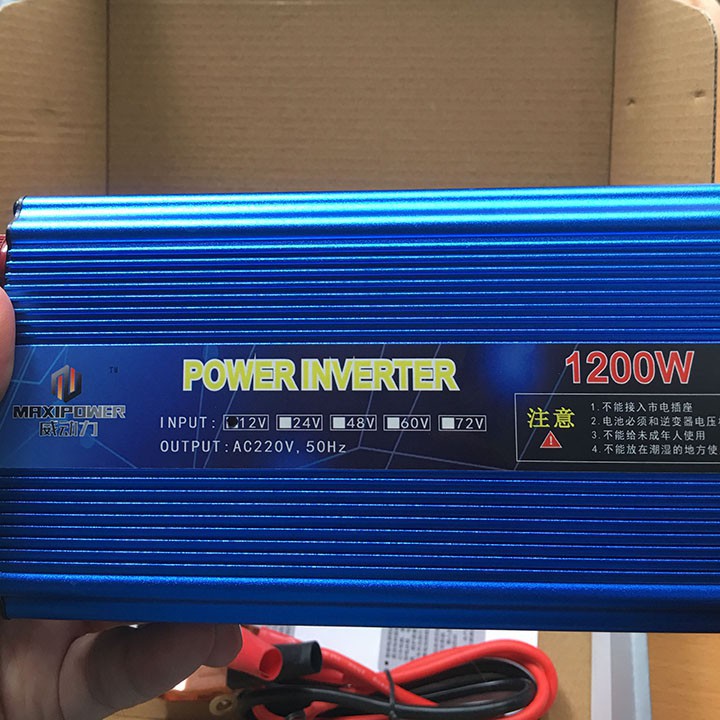 Máy kích điện 12v lên 220v MAXIPOWER 1200W sử dụng thiết bị gia đình lúc khẩn cấp
