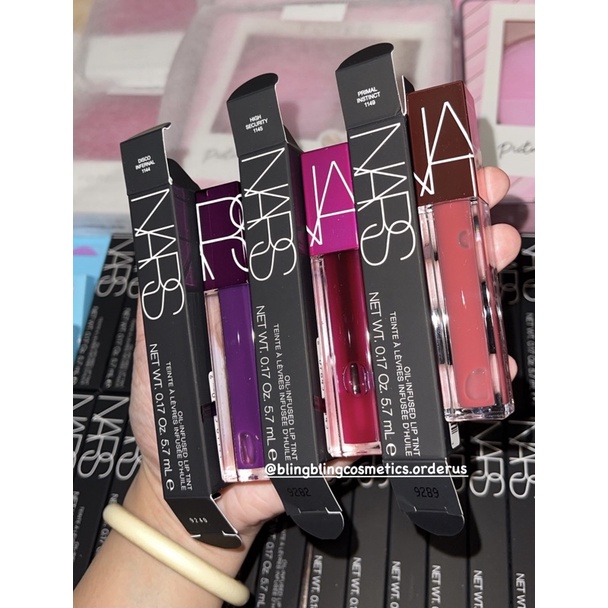 [Sale 60%] Son dưỡng Nars Oil Infused fullsize | Shopee Việt Nam