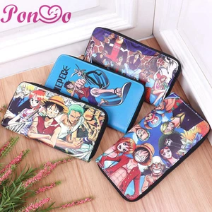 Ví Dài Có Khóa Kéo Họa Tiết Hoạt Hình One Piece Cho Bé Trai