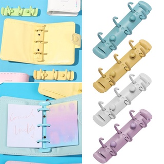 THFENG Thư mục tập tin lá rời 3 lỗ Kim loại có thể đổ lại Đồ dùng văn phòng DIY Notebook Binding Hoop