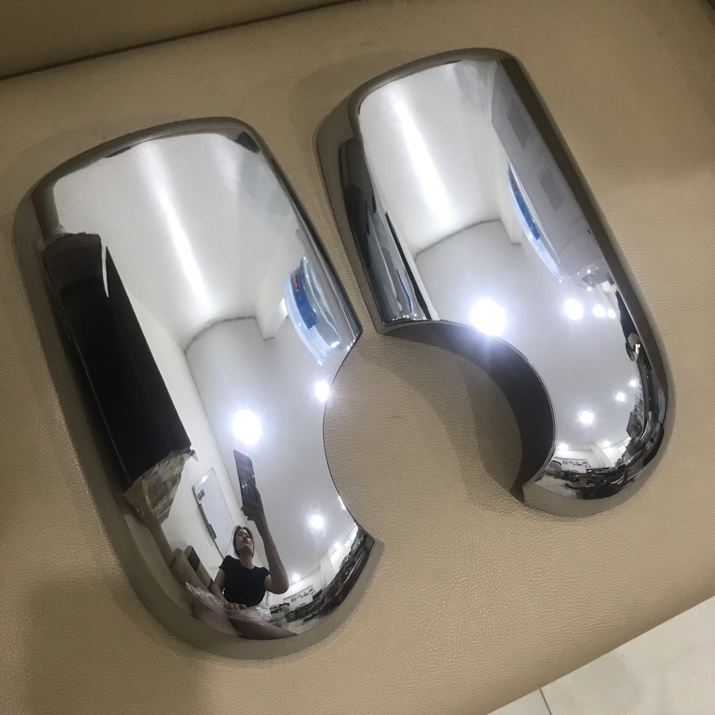 Bộ ốp gương mạ crom ko tai xe Ford Transit đời 2023-2026