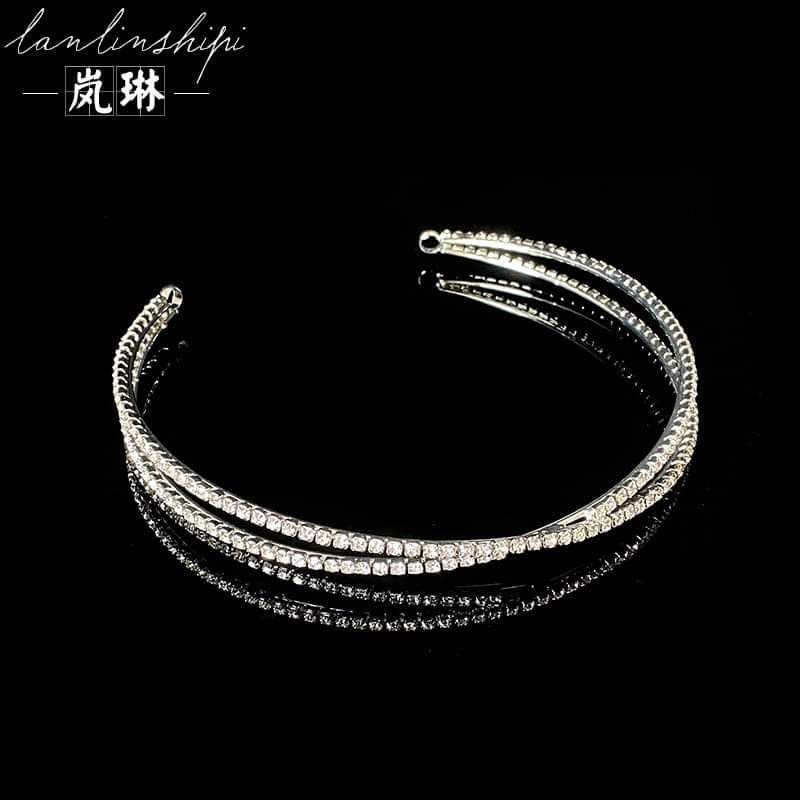 Băng đô tóc đính đá, băng đô thời trang, phụ kiện cài tóc cô dâu, phụ kiện cưới