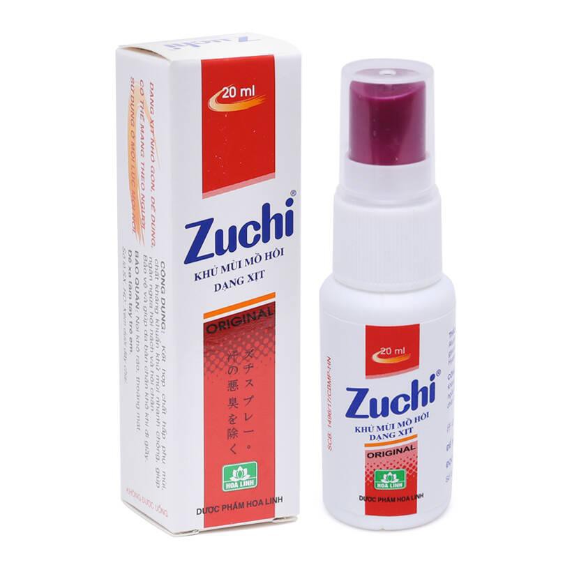 Ảnh Xịt khử mùi 2 trong 1 Zuchi Original (20ml) khử mùi hôi nách và hôi chân hiệu quả, không kích ứng da - XZ1 02 3
