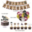ST2 Harry Potter Chủ Đề Tiệc Sinh Nhật Trang Trí Bộ Biểu Ngữ Bánh Topper Bóng Trẻ Em Bé Sinh Nhật Nhu Cầu Phù Thủy