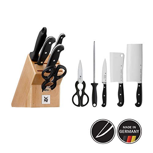 Set dao WMF Spitzenklasse Plus Asia 6 món có dao đầu bếp, dao chặt ...