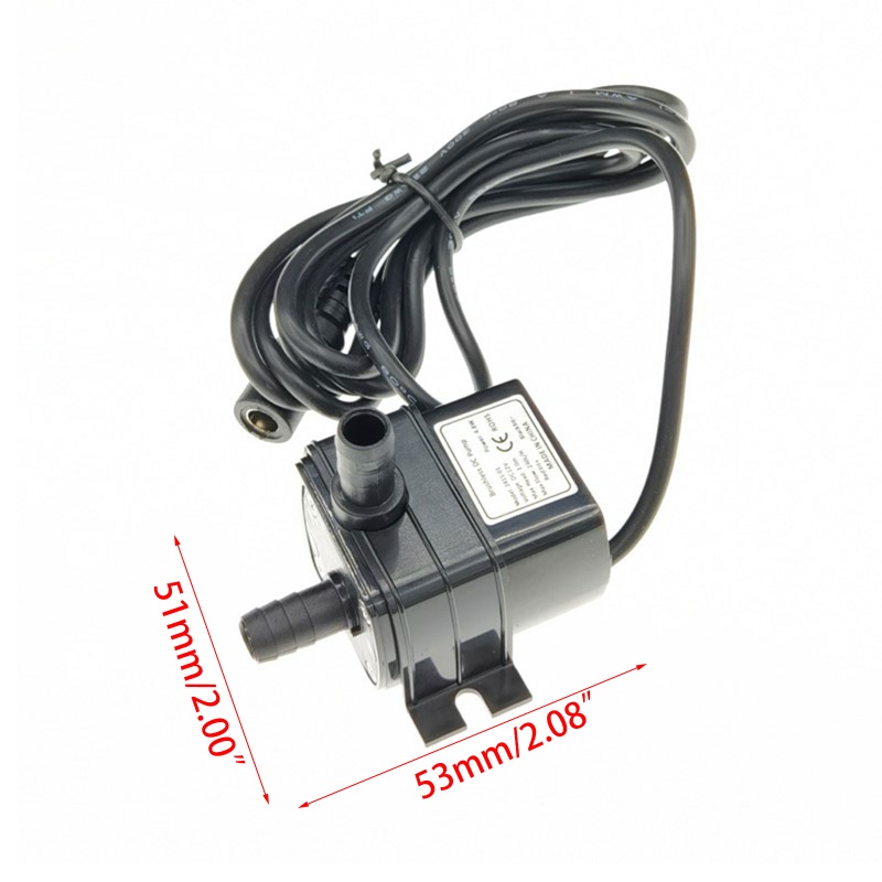 SHI Siêu yên tĩnh cho máy bơm nước chìm DC 12V 240L H 4 8W Động cơ không chổi than
