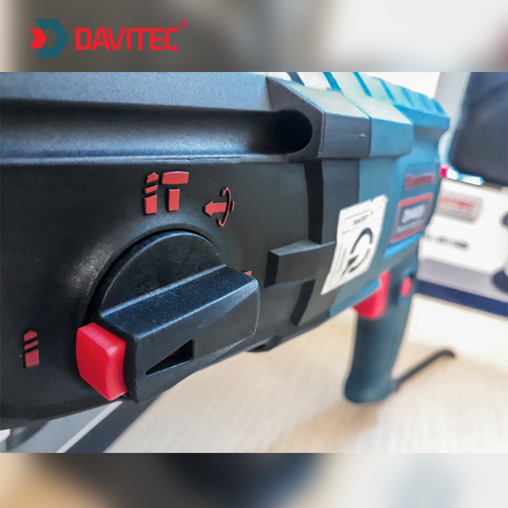 Máy khoan đục bê tông 3 chức năng DV4028 công suất 800W linh kiện phổ thông, tặng kèm bộ mũi khoan đục và hộp đựng