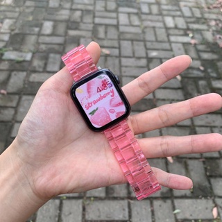 Dây Đeo Bằng Nhựa Trong Suốt Dày 20mm Cho Đồng Hồ Thông Minh Huami Amazfit Bip 3 Pro Lite S U Pop / GTS3 GTS 2e GTS2 mini