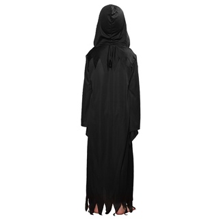 Trang phục của một hồn ma kinh dị Nhân vật đóng vai thần chết cho trẻ em trưởng thành Halloween