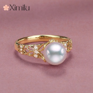 ⭐Hàng Mới Về Mới Nhẫn Mạ Bạc 925 Đính Hạt Ngọc Trai Thời Trang Cho Nữ