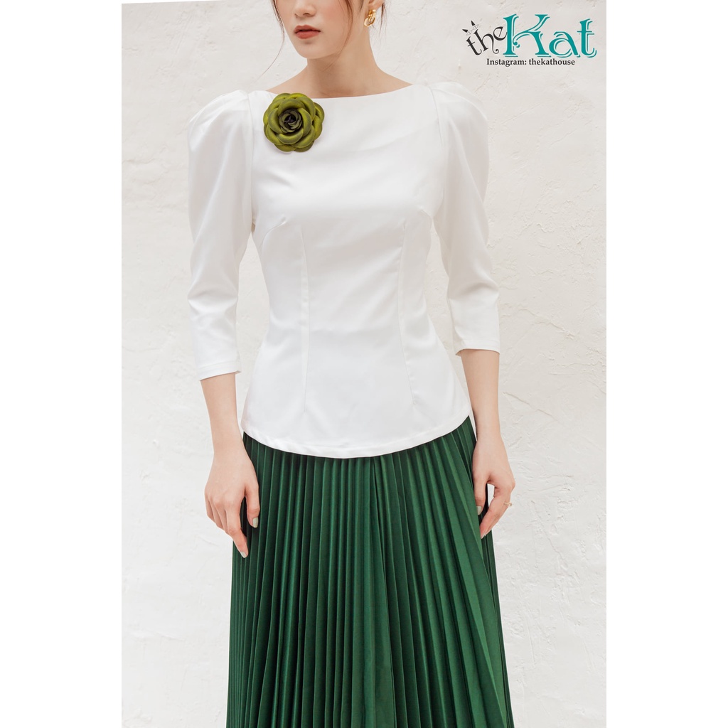 Áo Loli tay phồng The Kat House phong cách Lolita dễ thương, trong sáng
