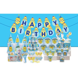 Set MEGA trang trí sinh nhật chủ đề Gà Xanh