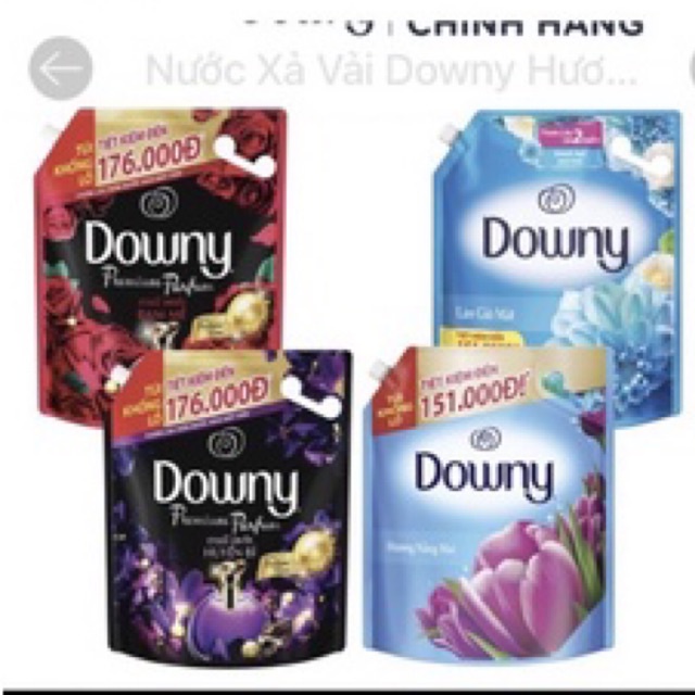 Nước Xả Vải Downy Nhiều Mùi Hương Túi 3.5l
