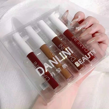 Set Son 4 Cây DANLINI -Set Son Kem Lì Phiên Bản Mới Nhất - Son Trung Hàng Nội Địa Hottrend
